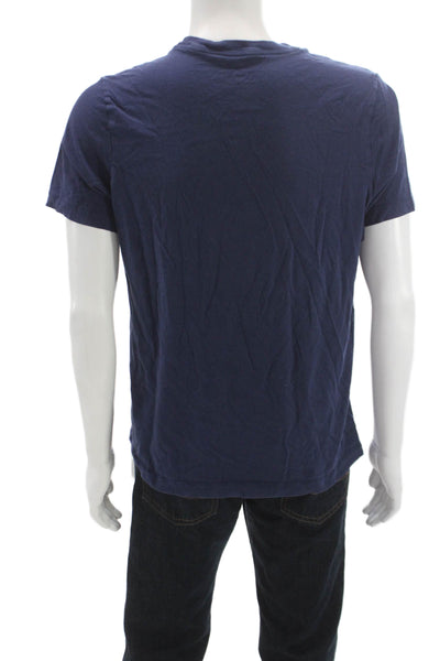 Nike Mens Basic Blue 100% Cotton Crew Neck T-Shirt Size M