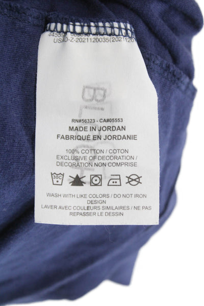 Nike Mens Basic Blue 100% Cotton Crew Neck T-Shirt Size M