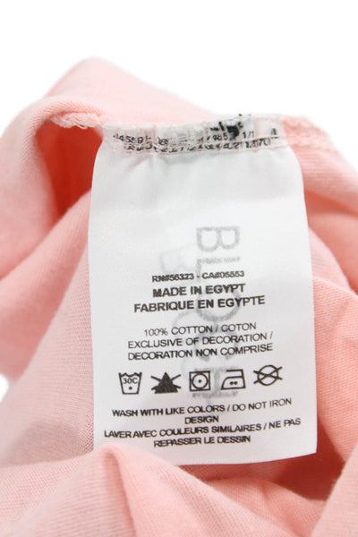 Nike Unisex Adults Basic T-Shirt Pink Cotton Crew Neck Short Sleeve Size S