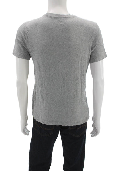 Nike Mens Basic Gray Crew Neck Short Sleeve Cotton T-Shirt Size S