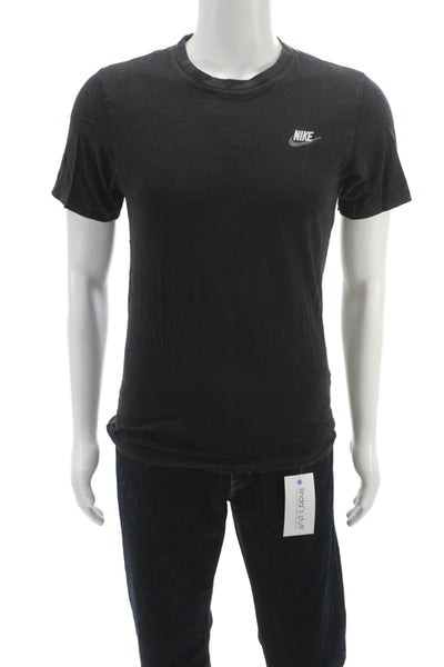 Nike Mens Basic Black 100% Cotton Crew Neck Short Sleeve T-Shirt Size S