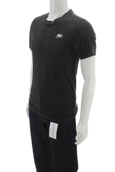 Nike Mens Basic Black 100% Cotton Crew Neck Short Sleeve T-Shirt Size S