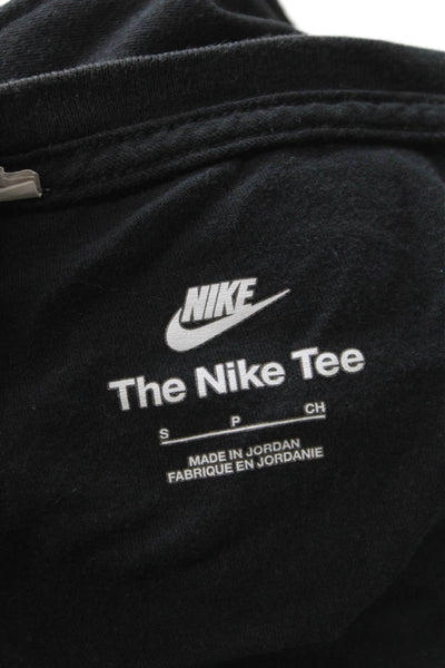 Nike Mens Basic Black 100% Cotton Crew Neck Short Sleeve T-Shirt Size S