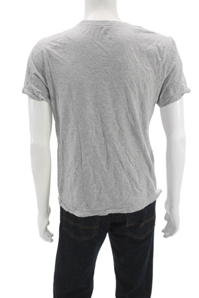 Nike Mens Basic Gray Cotton Short Sleeve T-Shirt Size S