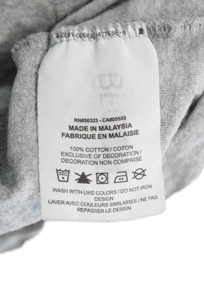 Nike Mens Basic Gray Cotton Short Sleeve T-Shirt Size S