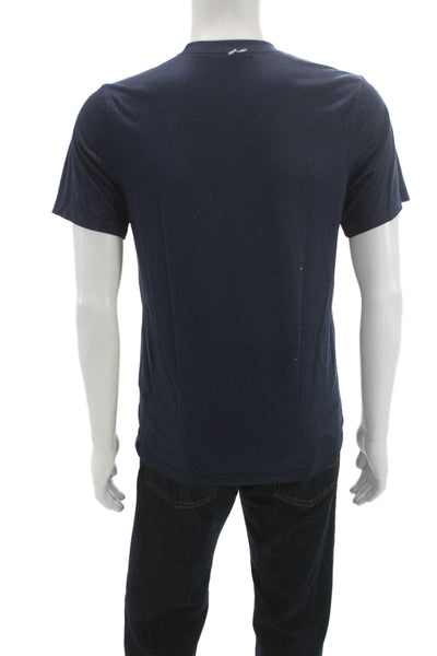 Nike Mens Basic Blue Crew Neck Short Sleeve T-Shirt Size S