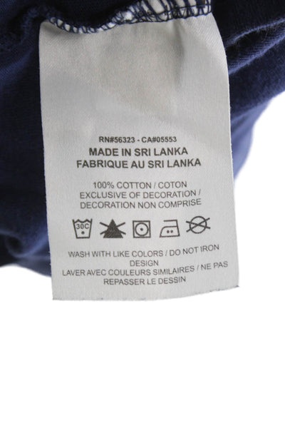 Nike Mens Basic Blue Cotton Crew Neck Short Sleeve T-Shirt Size S