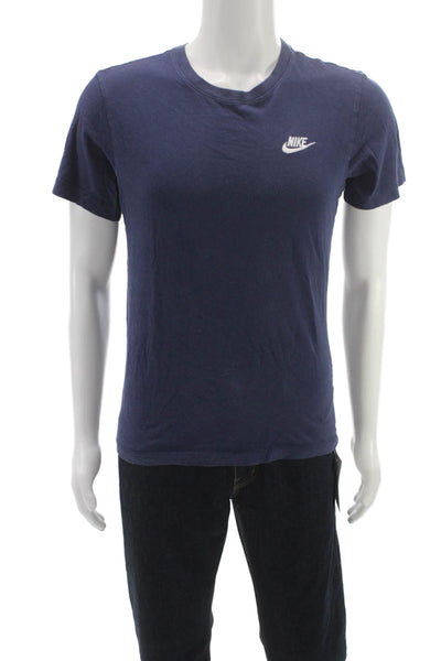 Nike Mens Basic Blue Cotton T-Shirt Size S
