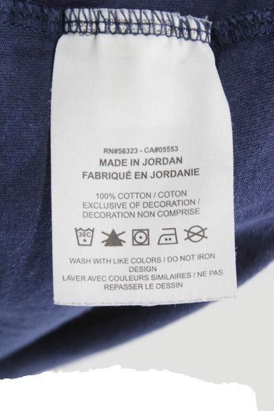Nike Mens Basic Blue Cotton T-Shirt Size S