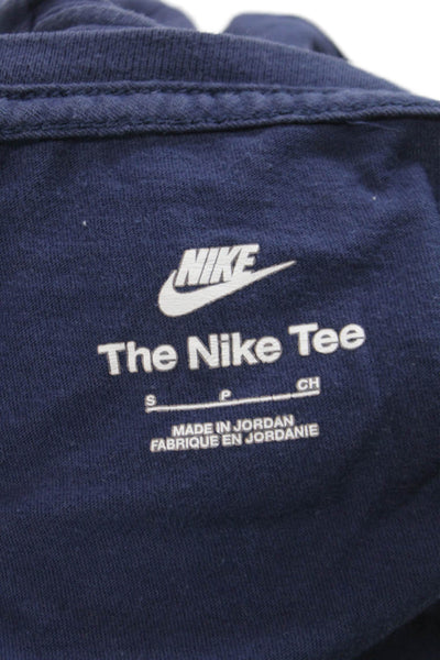 Nike Mens Basic Blue Cotton T-Shirt Size S