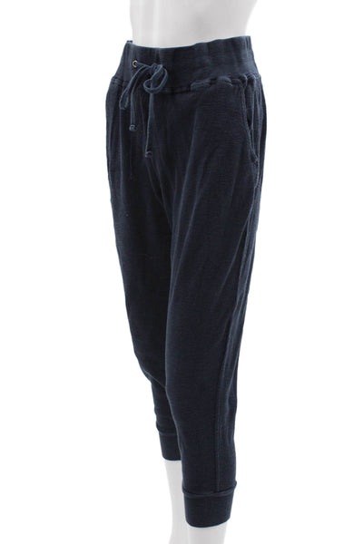 Standard James Perse Women Jogger Drawstring Blue 100% Cotton Size 2