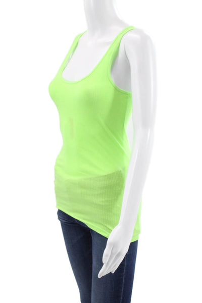 Michael Stars Womens Green Tank Scoop Neck Sleeveless Size One Size