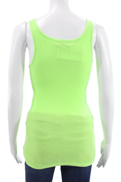Michael Stars Womens Green Tank Scoop Neck Sleeveless Size One Size