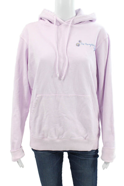 Roller Rabbit Women Purple Cotton Pullover Crew Neck Long Sleeve Size S