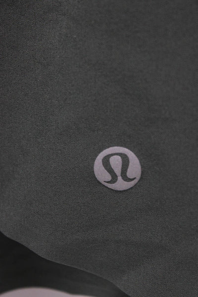 Lululemon Women Athletic Green Polyester Shorts Size S