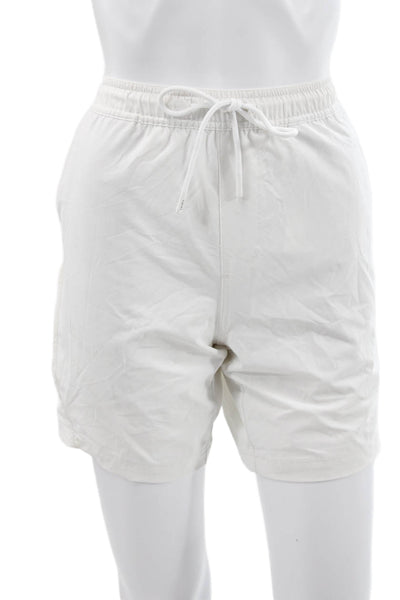 Vuori Mens Athletic Shorts White Drawstring Size S