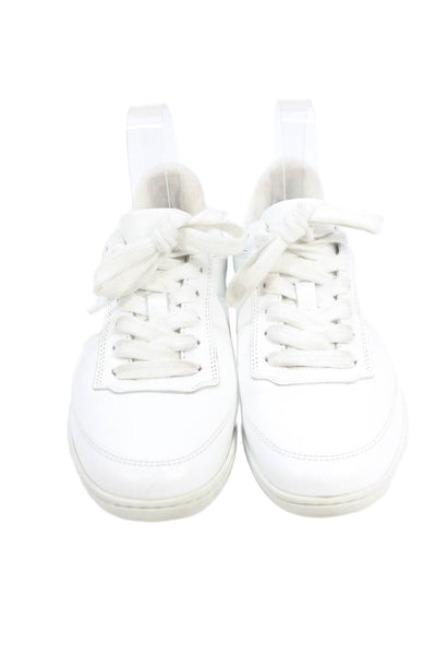 A.P.C. Womens Leather Low Top Sneakers White Size 36 6