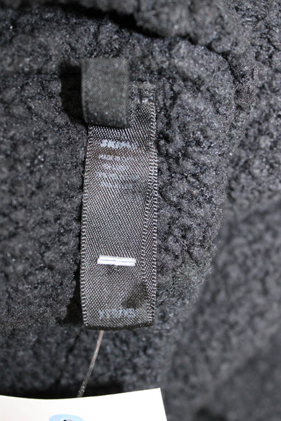 Skims Womens Belted Night Robe Black Size Extra Extra Small