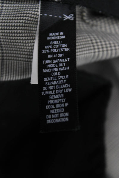 RLX Ralph Lauren Mens Gray Plaid Cotton Dress Pants Size 38