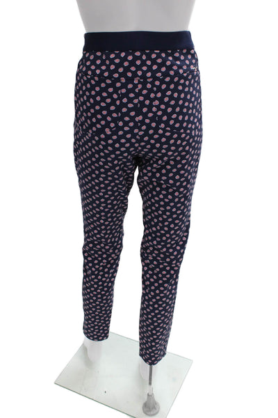 RLX Ralph Lauren Womens Ankle Pants Blue Floral Polyester Zip Spring Size 6P