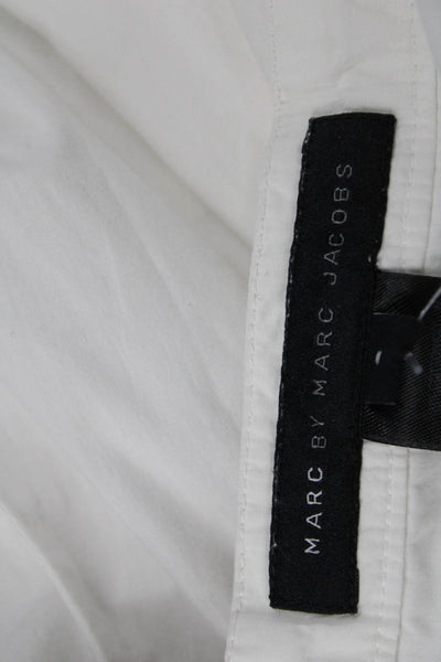 Marc By Marc Jacobs Women White Sweetheart Camisole Cotton Blend Size 2