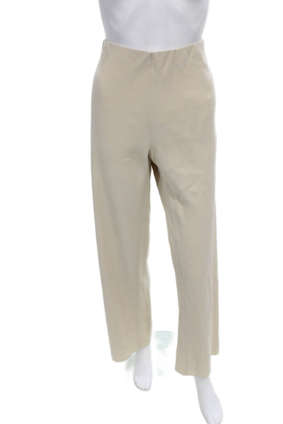 Vince Womens Dress Pants Beige Pull On Petite Size S