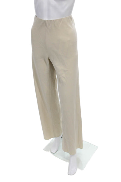Vince Womens Dress Pants Beige Pull On Petite Size S
