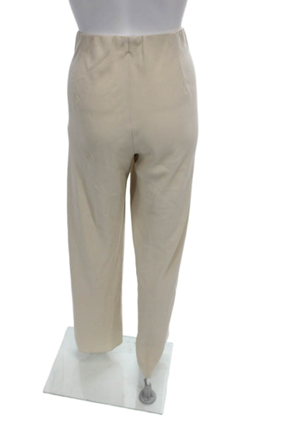 Vince Womens Dress Pants Beige Pull On Petite Size S