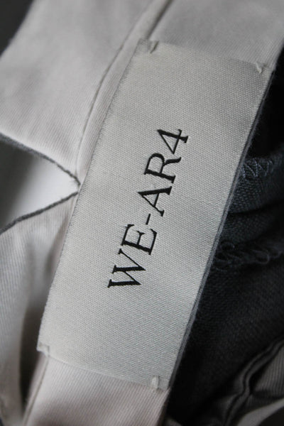 We-Ar4 Womens Dress Pants Gray Virgin Wool Zip Size M