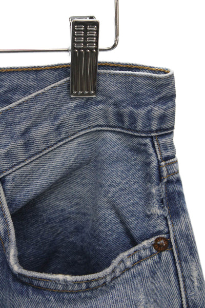 Agolde Womens Cropped High Rise Blue Jeans 100% Cotton Size 27