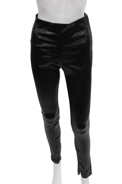 Theory Women Black Leggings Solid 68% Acetate Size 0