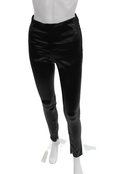 Theory Women Black Leggings Solid 68% Acetate Size 0