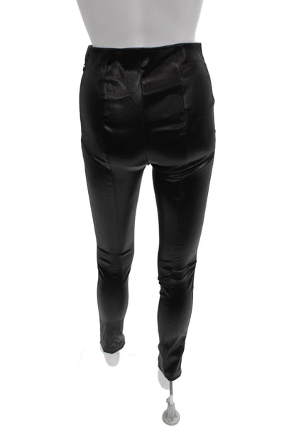 Theory Women Black Leggings Solid 68% Acetate Size 0