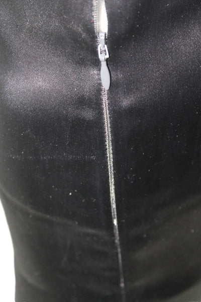Theory Women Black Leggings Solid 68% Acetate Size 0