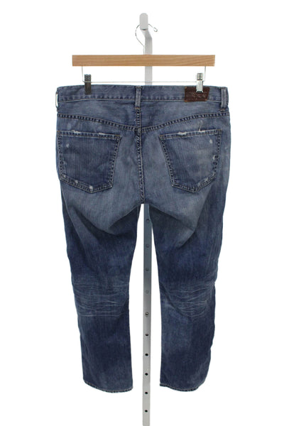 Citizens of Humanity Unisex Adults Straight Jeans Blue Size 28