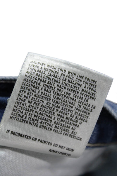 Citizens of Humanity Unisex Adults Straight Jeans Blue Size 28
