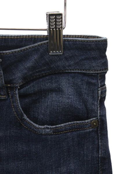DL1961 Women Ankle Jeans Blue High Rise Button Cotton Size 29