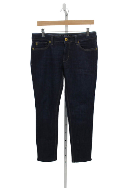 DL1961 Womens Ankle Jeans Blue High Rise Cotton Inseam 30 Size 29