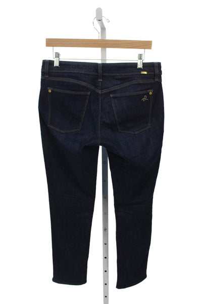 DL1961 Womens Ankle Jeans Blue High Rise Cotton Inseam 30 Size 29