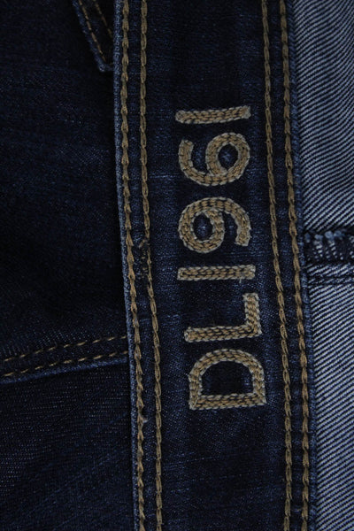 DL1961 Womens Ankle Jeans Blue High Rise Cotton Inseam 30 Size 29