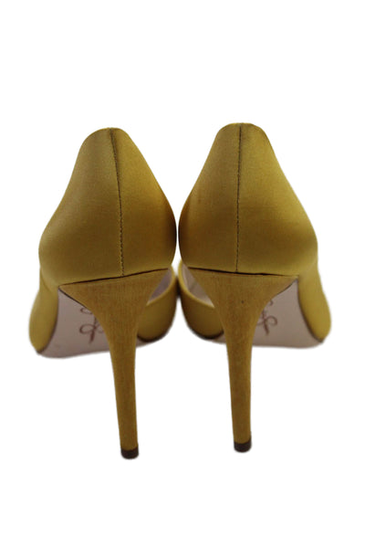 Jessica Simpson Womens Pointed Toe D'Orsay Pumps Yellow Size 7.5 Medium