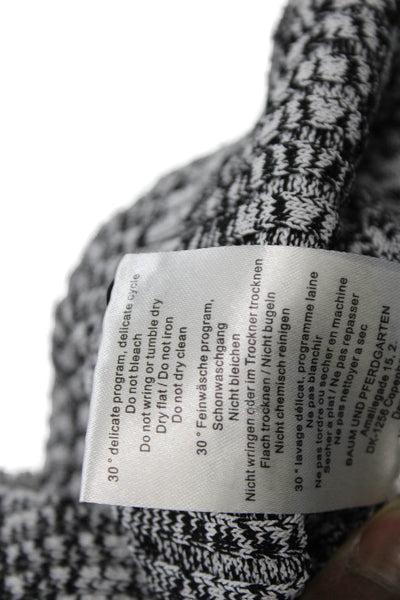 Baum Und Pferdgarten Women Sweater Dress Gray V-Neck Long Sleeve Viscose Size S