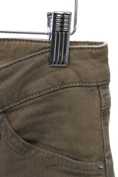 Isabel Marant Etoile Womens Brown Bootcut Jeans Size 38