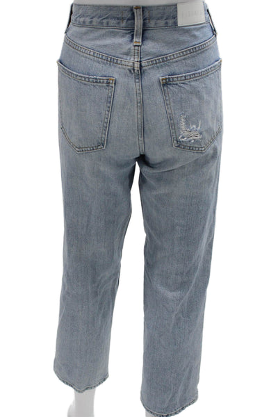 Pistola Womens Cropped High Rise Blue Jeans Size 27