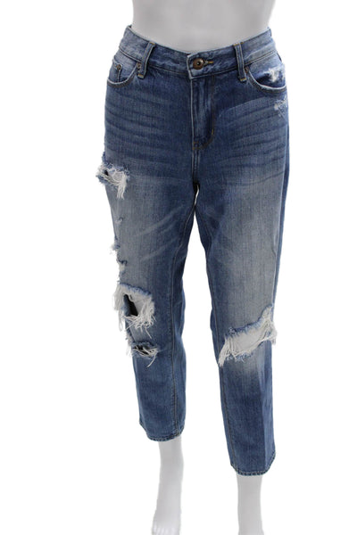 Pistola Women Boyfriend Blue Jeans High Rise Size 27