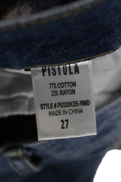 Pistola Women Boyfriend Blue Jeans High Rise Size 27