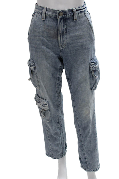 Pistola Womens Blue Straight Jeans Size 24