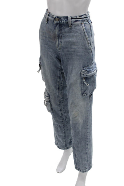 Pistola Womens Blue Straight Jeans Size 24