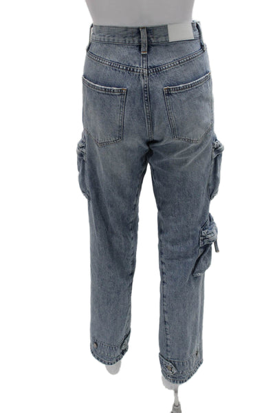 Pistola Womens Blue Straight Jeans Size 24