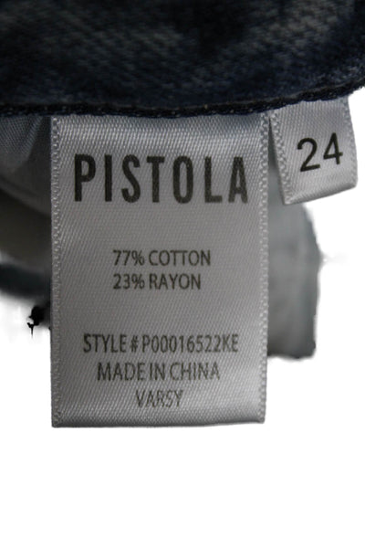 Pistola Womens Blue Straight Jeans Size 24